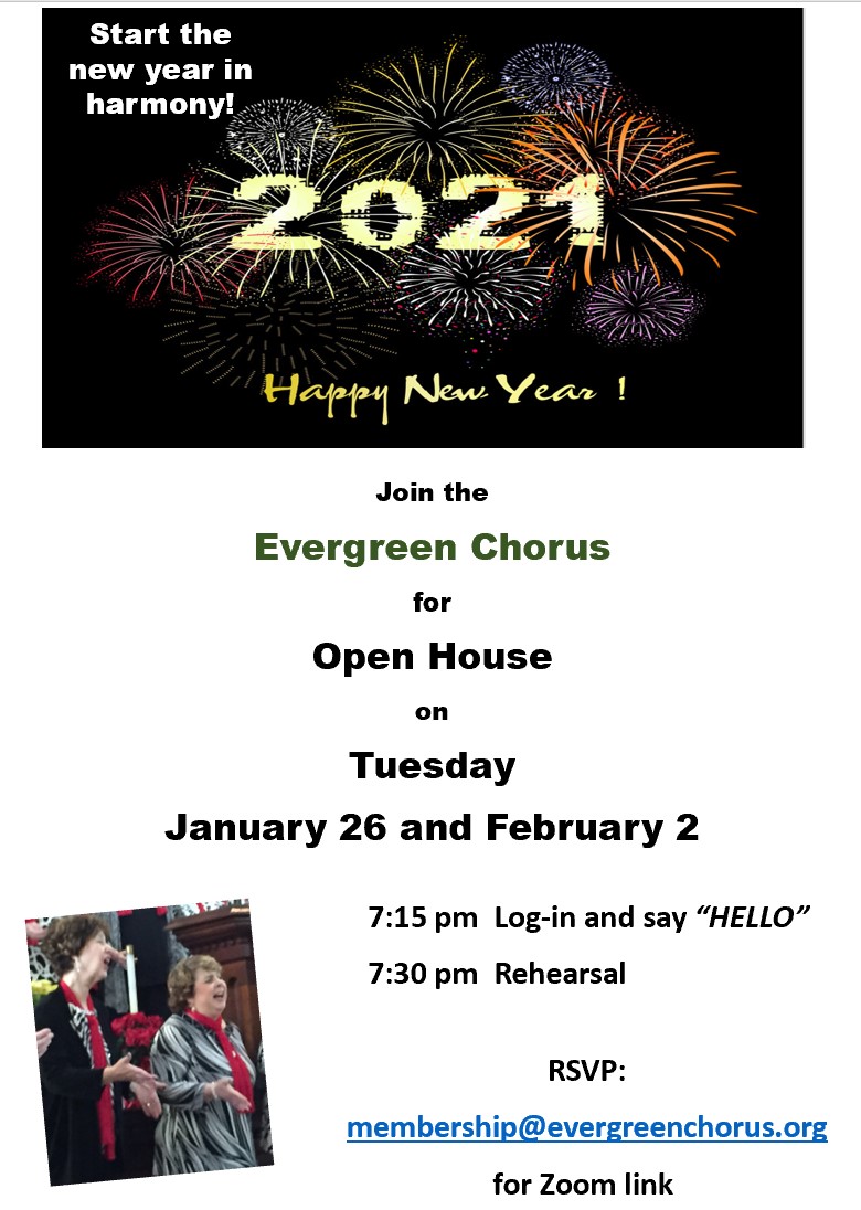 to Evergreen Chorus Evergreen Chorus